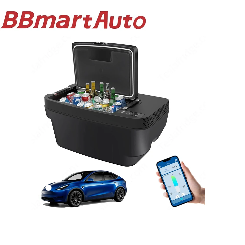 BBmart Auto Parts 1PCS for Tesla MY refrigerator car refrigerator adapted to Tesla modelY rear middle armrest refrigerator