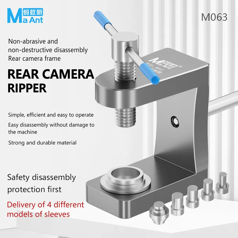 MaAnt M063 Rear Camera Framer Lens Back Cover Disassembly Tool for Mobile Phone Multifunction Precise Frame Removal Fixture