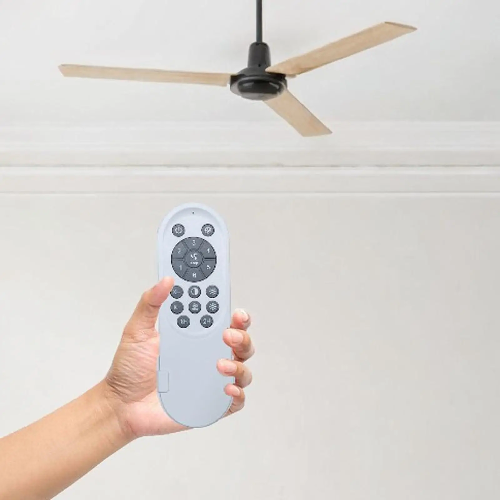 Ceiling Fan Light Timing Speed Remote Adjustable Speeds for Home Living Room