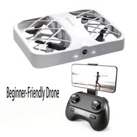 JJRC Grid Intelligent Hover Drone Pocket Mini Remote Control Aircraft WIFI Four Axis Aerial Vehicle Toy Beginner-Friendly Drone