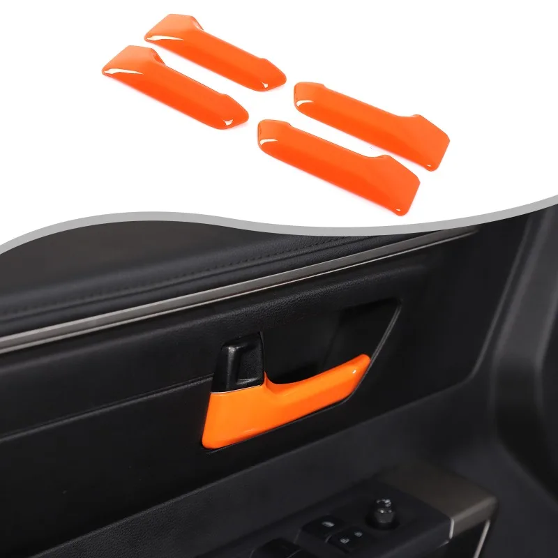 ABS ل 2022 + تويوتا تندرا/سيكويا/2024 + تاكوما غطاء مقبض الباب اكسسوارات السيارات الداخلية #1