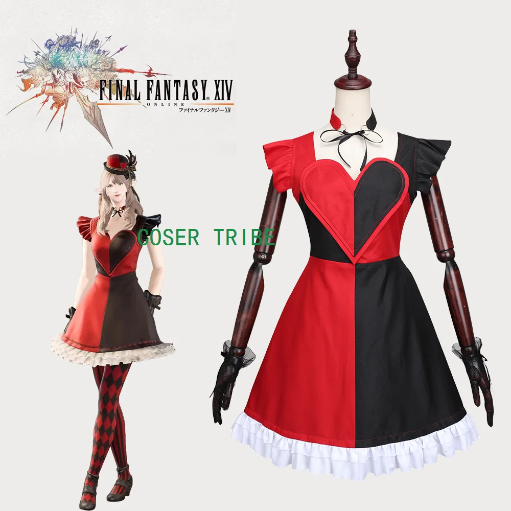 Final Fantasy Rose Lovers Gown Halloween Cosplay Costume Cos Game Anime Party Uniform Hallowen Play Role Clothes Clothing