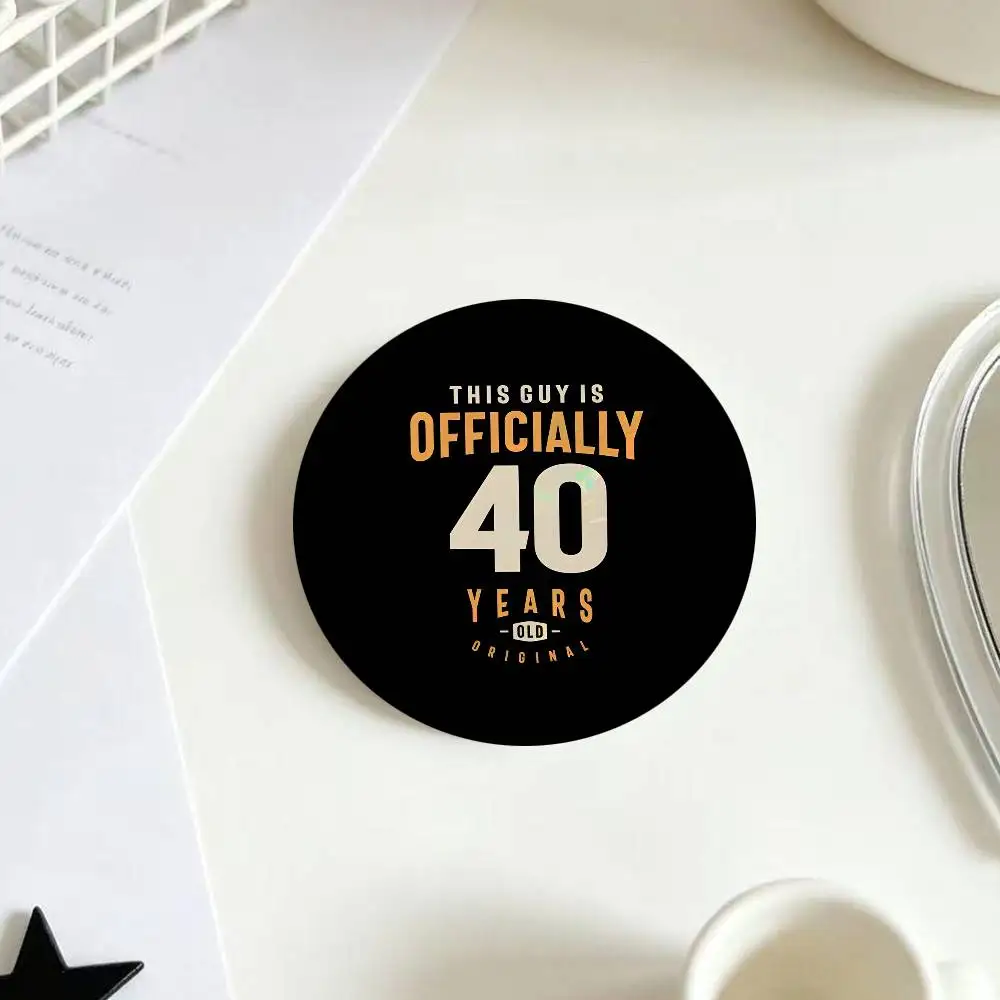 This Guy Is Officially 40 Years Round Badge Creative Brooch Clothing Backpack Accessories Lapel Pin