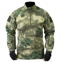 Casual Pullover Tops Combat Shirt Tactical Shirts 1/4 Zip Paintball Camping Hunting Clothes Work Men Clothing Wear-resisting