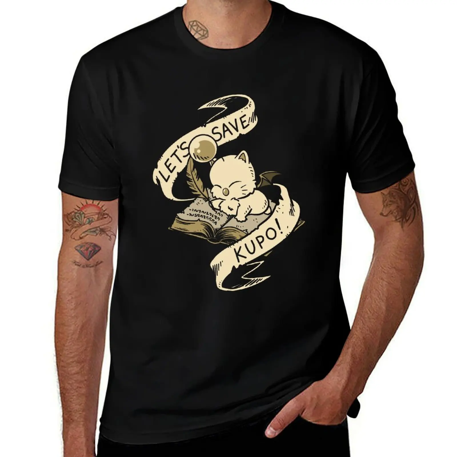 

Let's Save, Kupo! T-Shirt printed t shirts for man cotton t shirts man 100% T-Shirt
