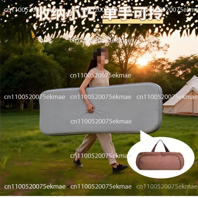 Air mattress camping tent single double air mattress bed camping essential floor bunk