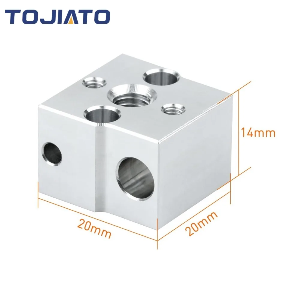 1/2/3pcs Ender-3-V3-SE Hotend Kit Heating Block Aluminum Block Hotend for Creality Ender 5 S1 Ender 7 3D Printer Hotend Pars