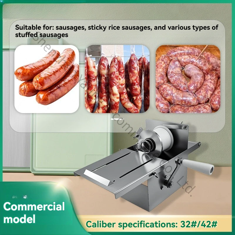 Hand-cranked Sausage Tying Machine, Knotting Machine, Automatic Hand-cranked Tying Machine, Quantitative Segmented Tying Machine