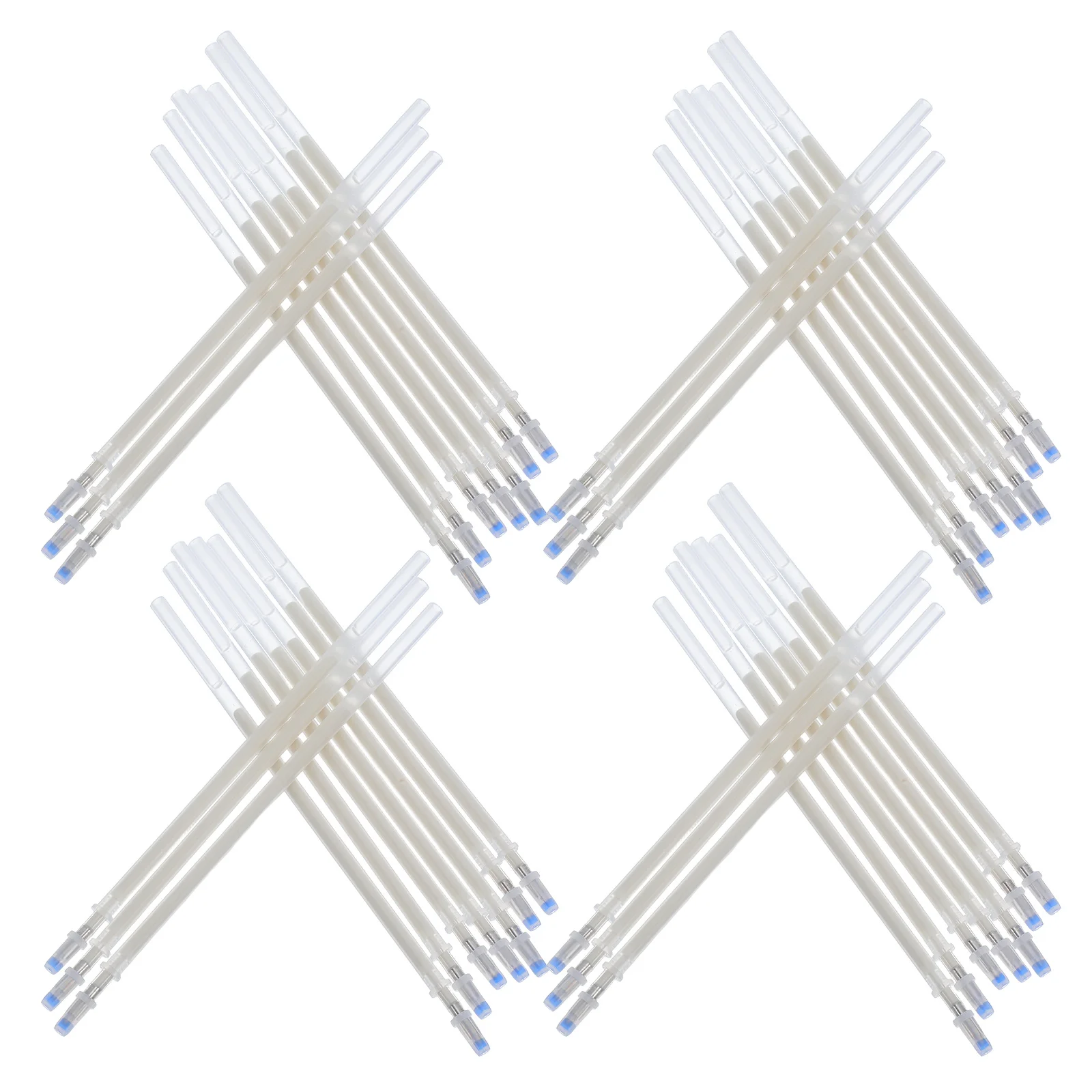 100pcs Heat Erasable Pen Refills High Temperature Disappearing Ink For Fabric Marking Sewing Quilting Embroidery Garment Pattern