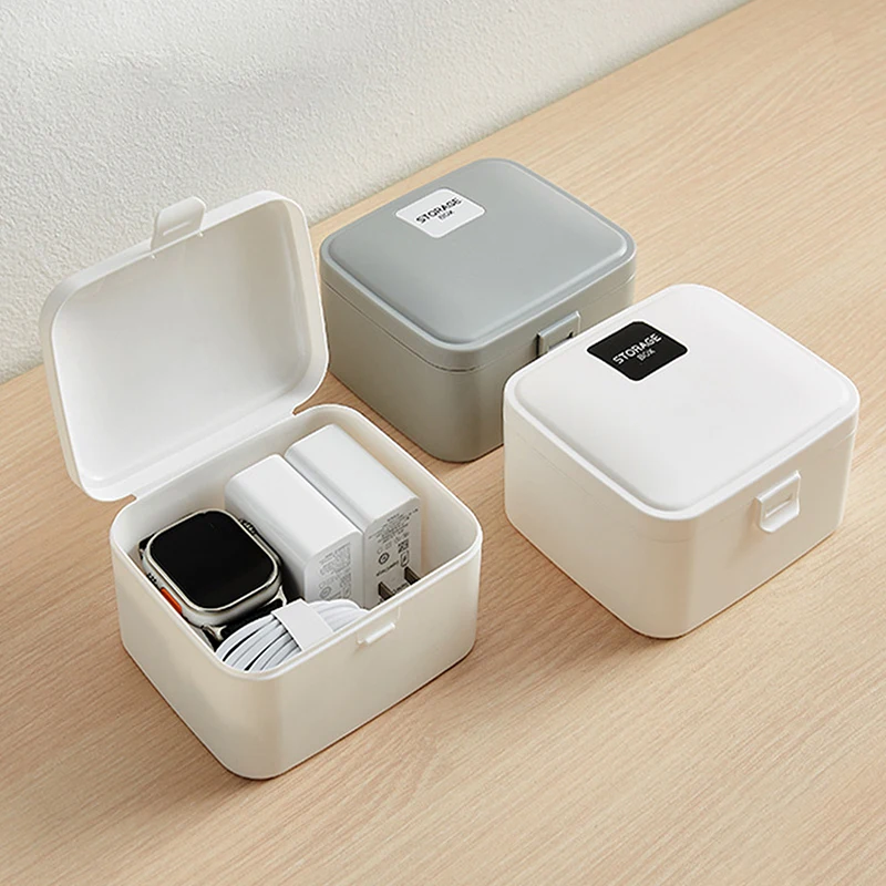 

Пластиковый кабель для передачи данных, коробка для хранения зарядного устройства, мини-кожаная ручка, органайзер для ювелирных изделий, сережек, квадратная форма, сумка-держатель для наушников