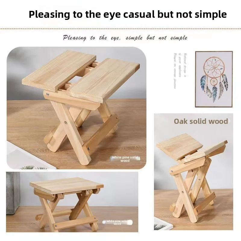 

Compact Folding Stool, Portable Space-Saving Chair for Adults, Lightweight & Durable Seat for Camping, Travel, Home, Apartment