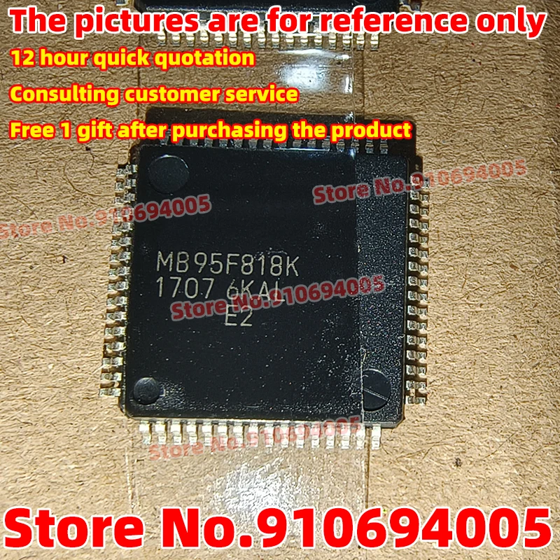 5/3/2PCS MB95F818K QFP