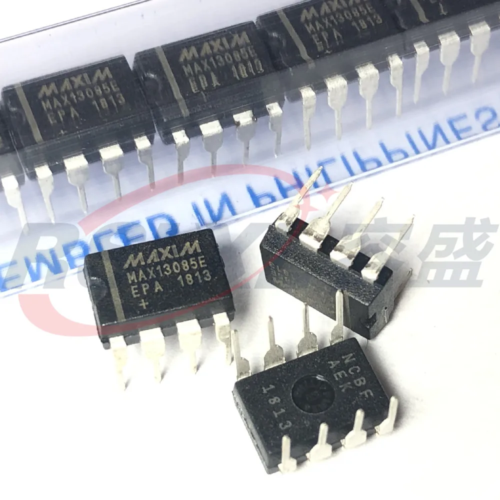 10 unids/lote MAX13085EEPA + MAX13085E DIP-8P nuevo + 5,0 V + 15 -15 kV transceptor de RS-485/RS-422 de intercambio en caliente a prueba de fallos con protección ESD