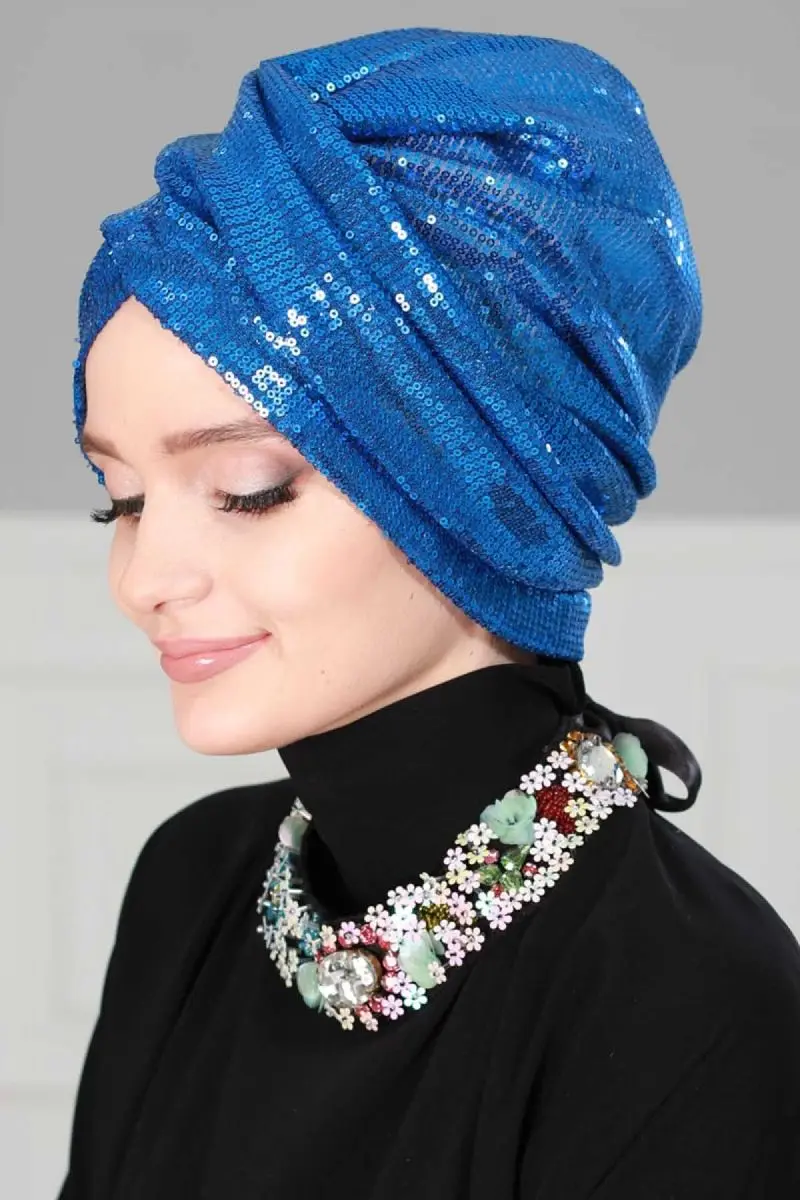 Hijab Knochen pailletten Saks
