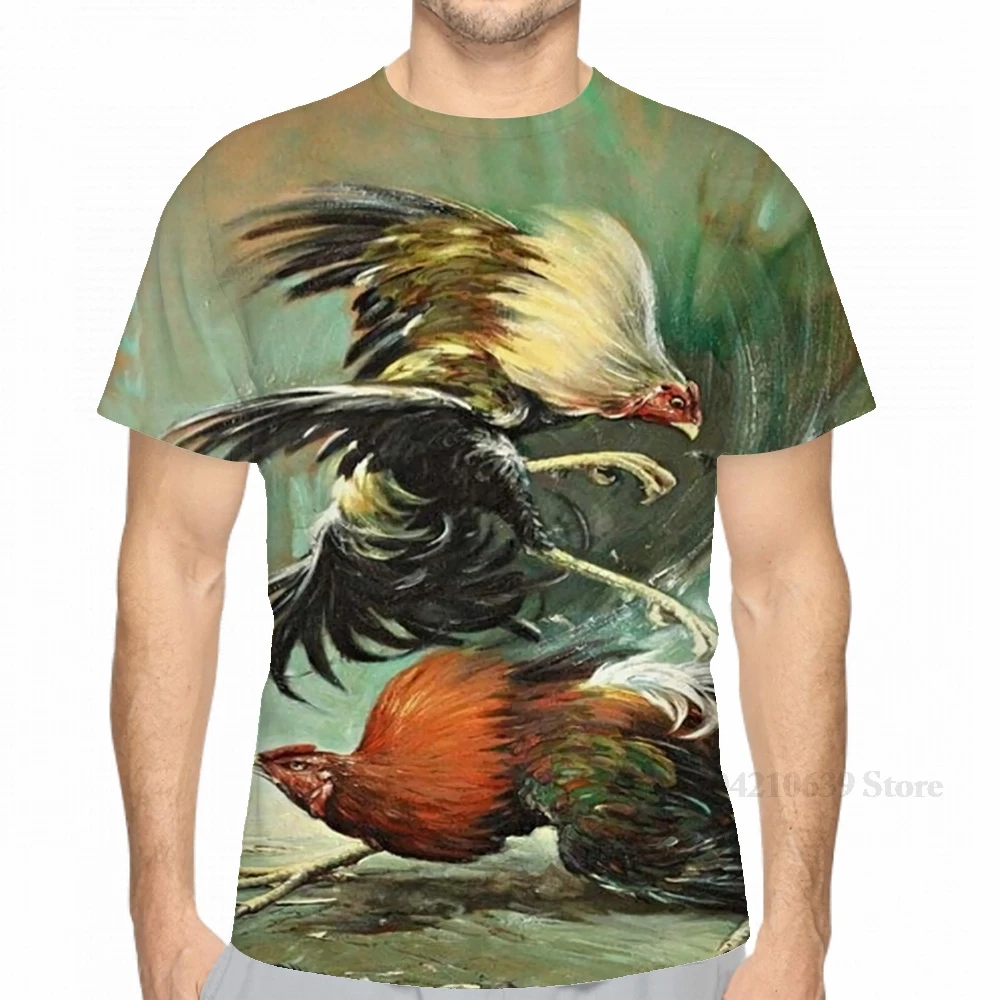في جميع أنحاء الطباعة Pelea de gallos الديك قتال الديك قتال الرجال تي شيرت المرأة فتاة الموضة تي شيرت الصبي بلايز تيز
