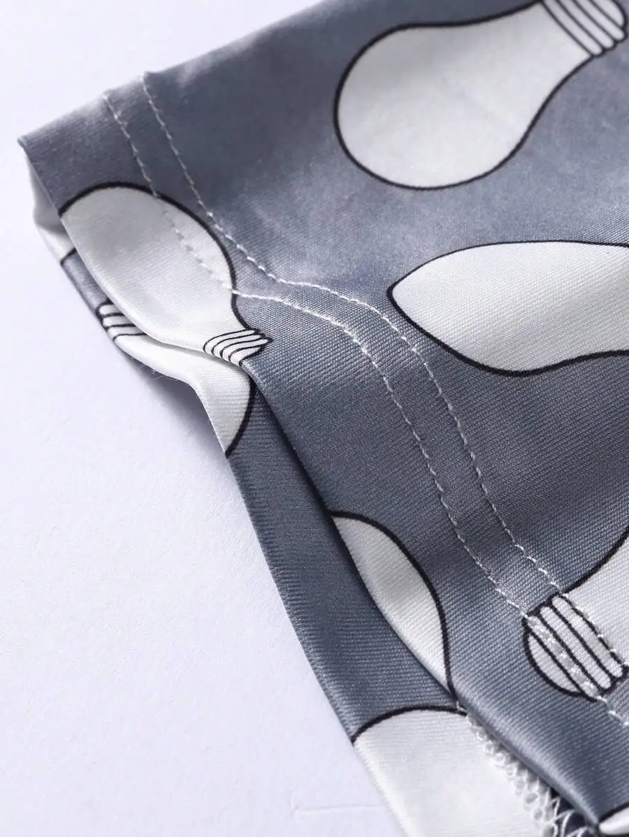 

Mens Light Bulb Print Boxer Shorts