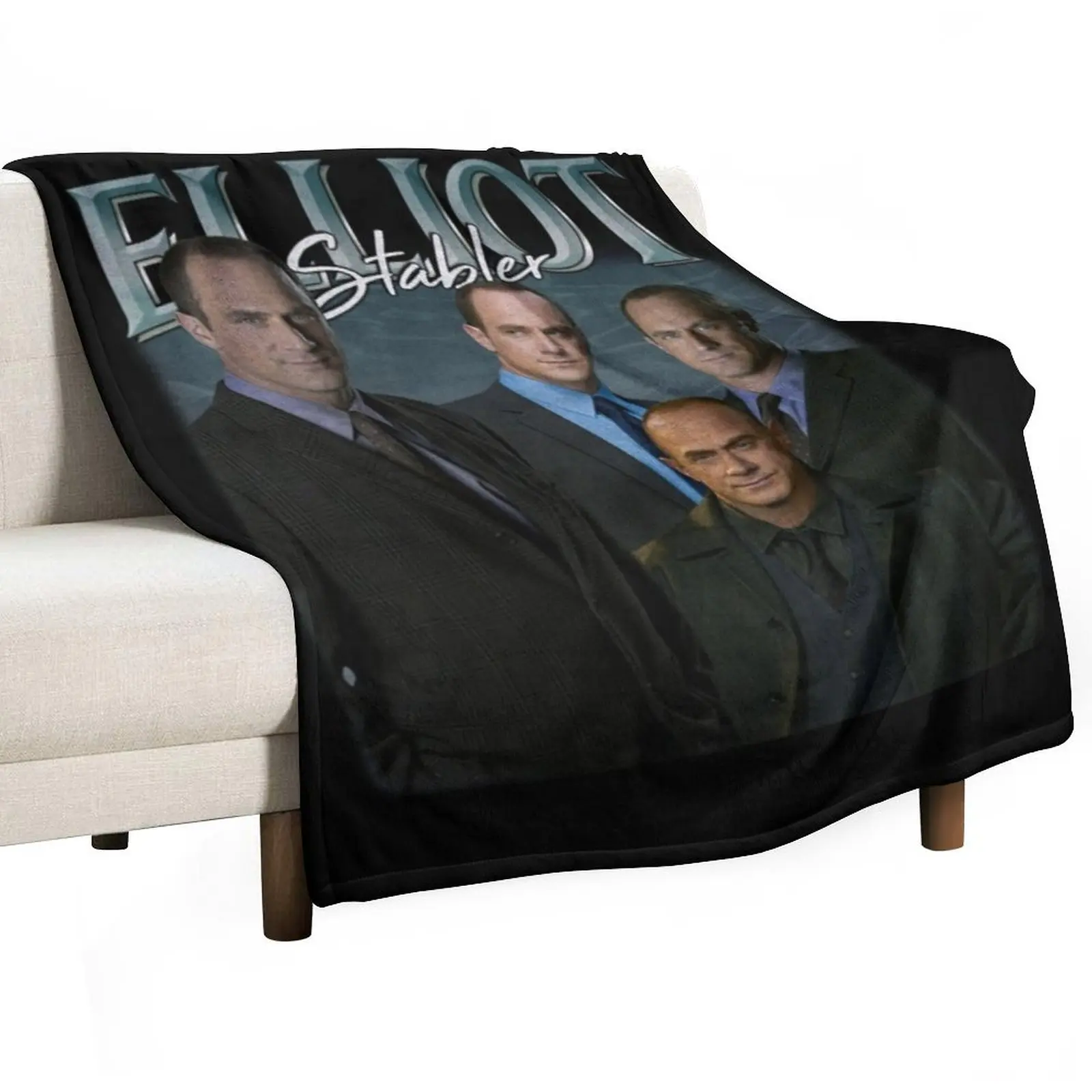 Elliot Stabler Throw Blanket Soft Travel Decorative Sofa Sofas Bed Fashionable Thermal Blankets
