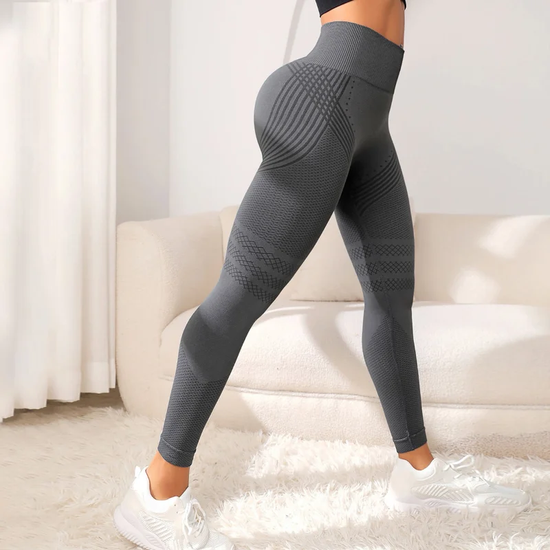 Women Gym Fitness Leggings High Waist Yoga Tights Push Up Sports Legging Ladies Seamless Workout Leggins Running Sportswear