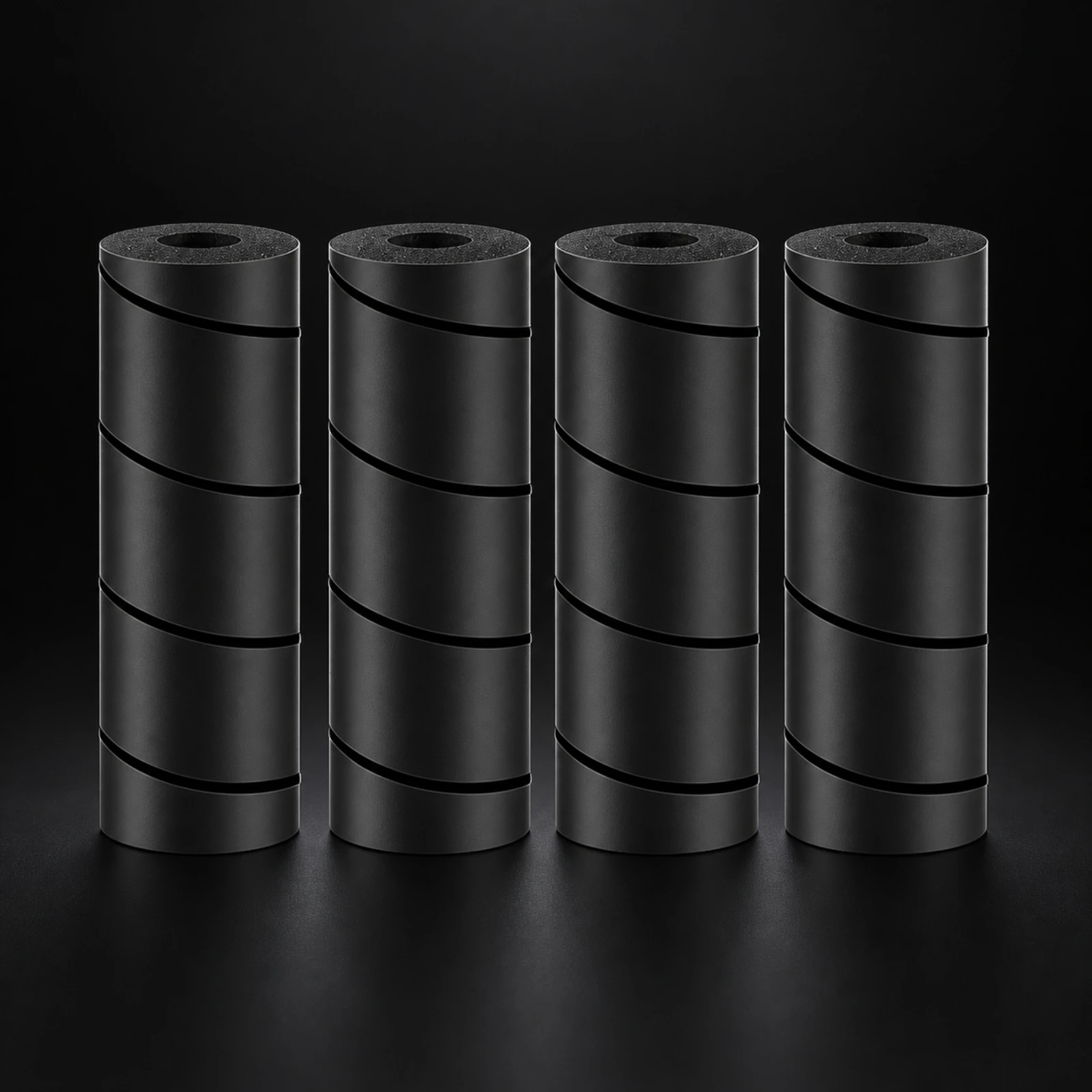 4 Pieces Closed-Cell Foam Furniture Leg Guard Flexible Cylindrical Furniture Leg Safeguarding Sleeve Sound Insulating Slim