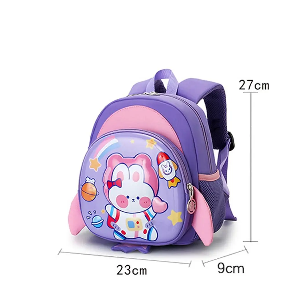 Mochila dos desenhos animados 3D para crianças, grande capacidade sacos de ombro, casual Kindergarten Schoolbag fofo, moda