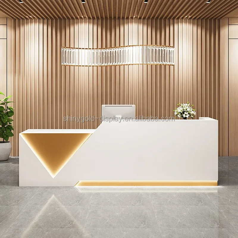 custom.Modern Wooden Shop Furniture Checkout Counter Beauty Store Modern Design Register Counter Wooden Cashier Table For Shop