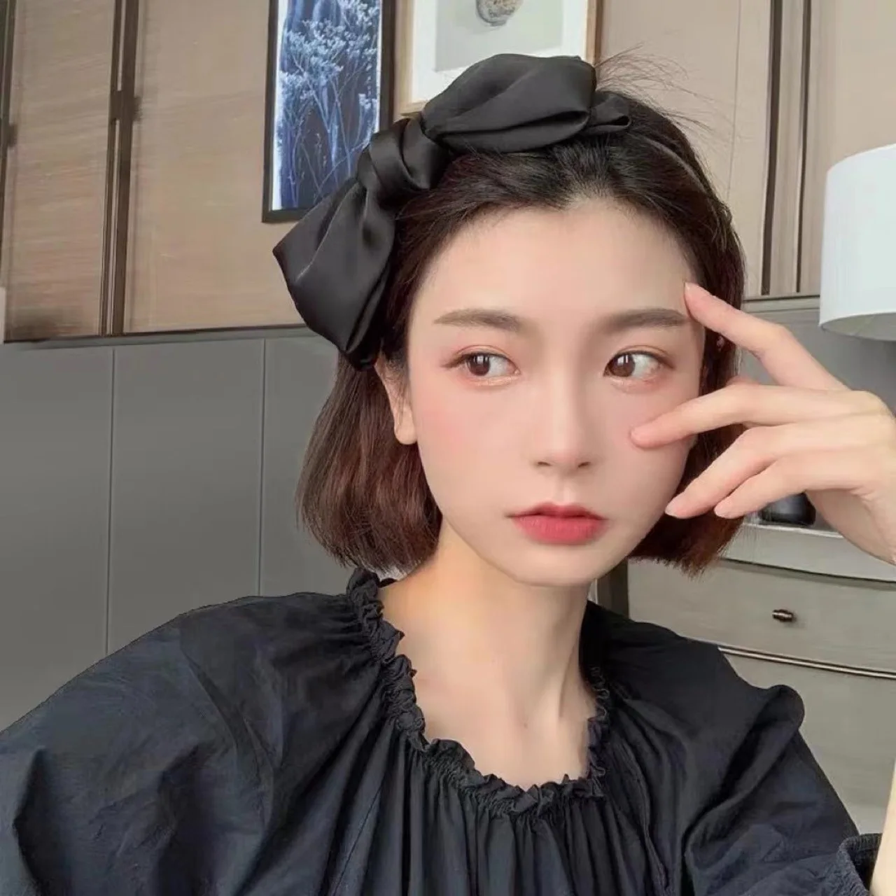 1 szt. Modna, duża opaska do włosów z kokardą dla kobiet i dziewcząt, akcesoria do włosów na imprezę