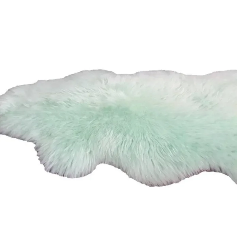 

Whole sheepskin bay window mat light pink wool carpet floor mat seat cushion wool floor mat household