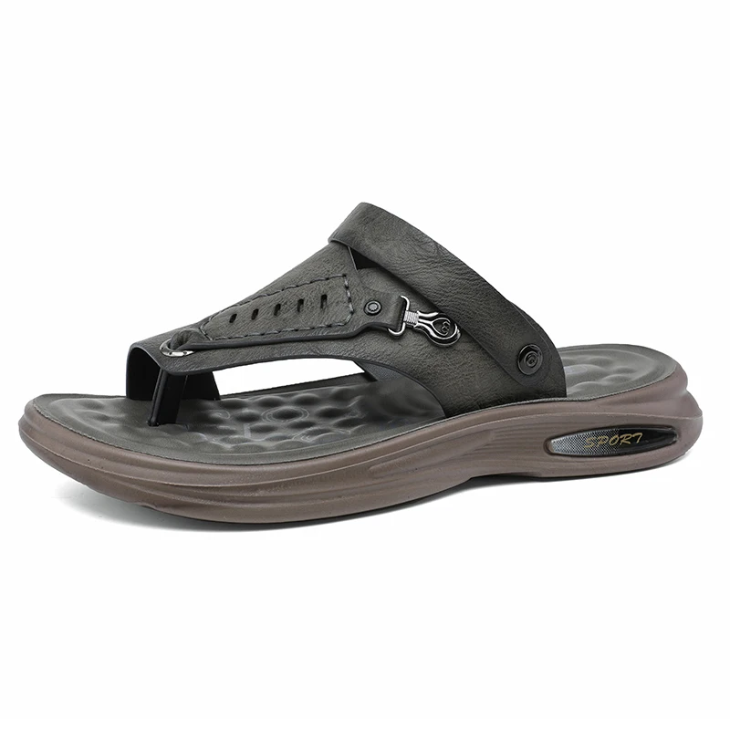 

Trendy and minimalist motorcycle round toe sandals, stylish and versatile for outdoor wear