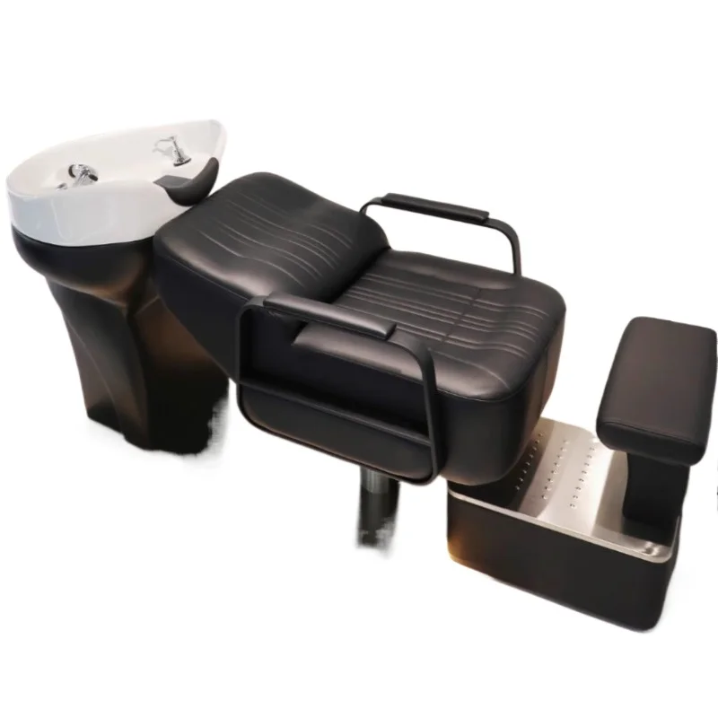 Salon Man Shampoo Chairs Black Luxury Home Salon Barber Chair Personalized Hairstylist  Beleza Commercial