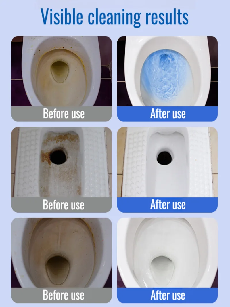 Toilet Cleaning Foam Deep Scale Removal Deodorizing Fragrance Toilet Yellow Stain Removal Foam