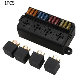 Brand New Car Parts Car Shop Relay For Car Fuse Box 12 Way Blade Type With Fuse Terminal With Paddle Universal