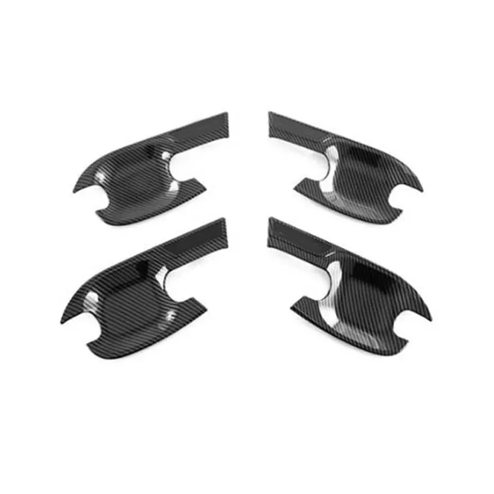 

Крышка дверной чаши из углеродного волокна, дверная ручка, настройка автомобиля, долговечная работа для Isuzu D-Max 2021-2024