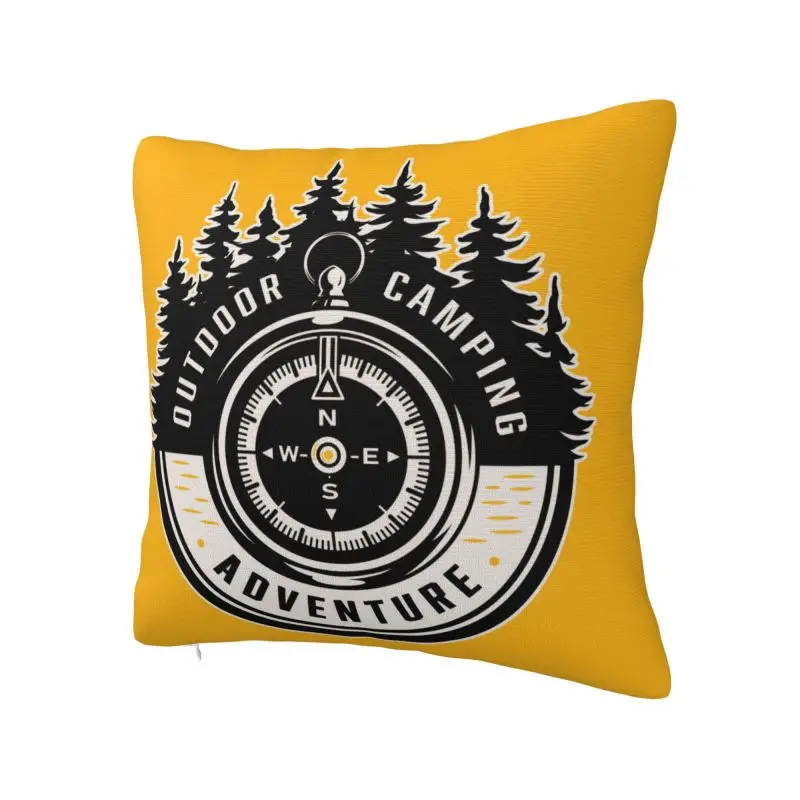 Mountain Compass Adventure Pillow Home Decoration Luxury Cushion Cover Car Pillowcase