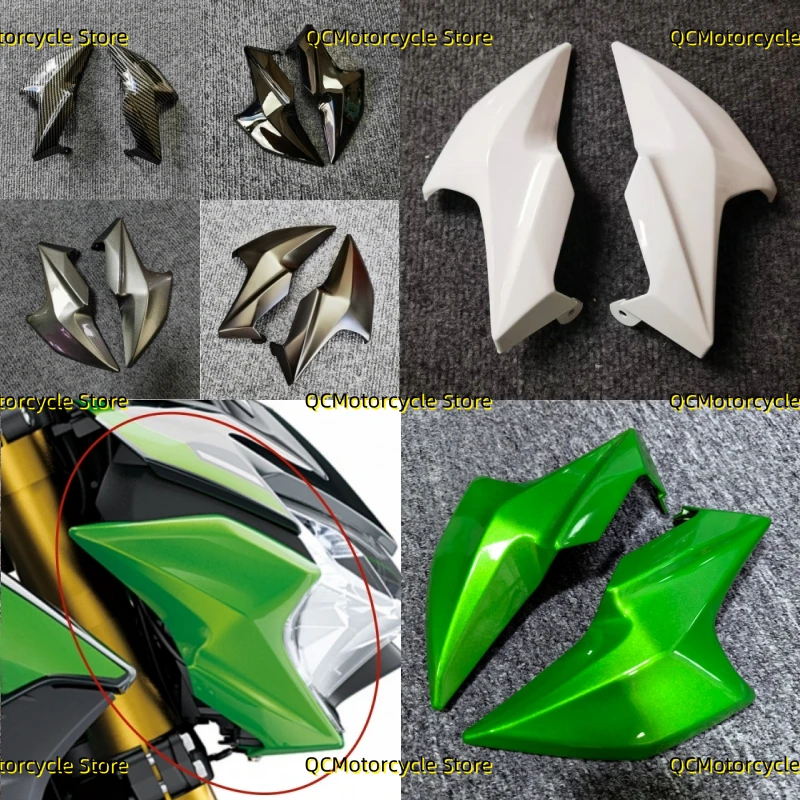 

Motorcycle Front Side Nose Cover Headlight Headlamp Panel Fairing Cowl Fit For KAWASAKI Z 900 ZR900 Z900 2020 2021 2022-2024