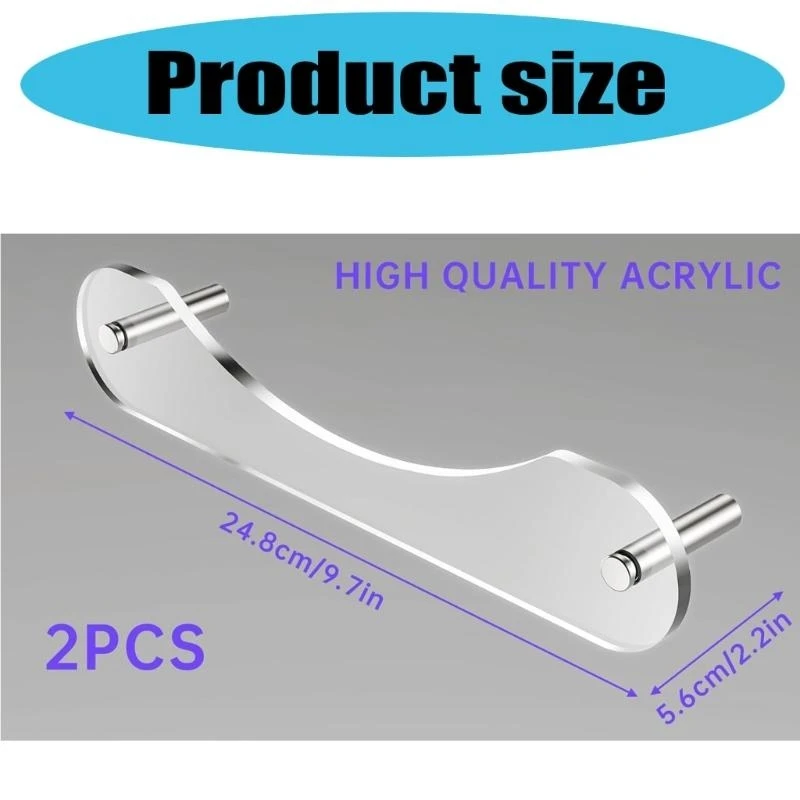 

Sturdy Acrylic Hat Organizers Portable Accessory for Dorms and Bedrooms