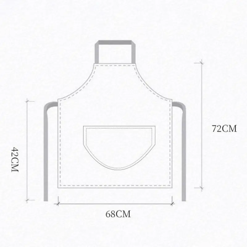 Apron For Kitchen God Foodie Apron For Men And Women Couple Waterproof Oil-proof Kitchen Cooking Sleeveless Apron