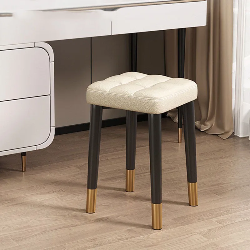 

Makeup stool girls bedroom dresser chair simple makeup chair online celebrity soft bag dressing square stool