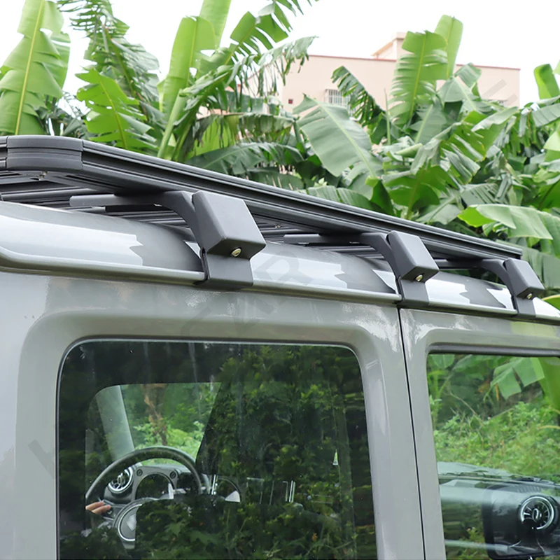 Car Roof Rack Luggage Aluminium Cargo Carrier Bracket for Suzuki Jimny JB64 JB74 Gen 4 Accessories 2019 2020 2021 2022 2023