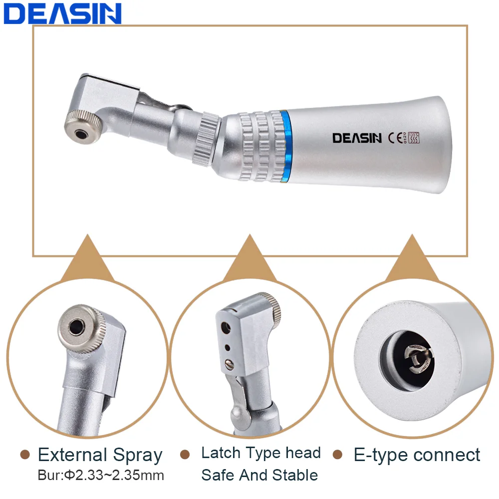 Deasin Dental 50000 RPM E type handpiece Non-Carbon Brushless motor Micromotor with straight and angle handpiece