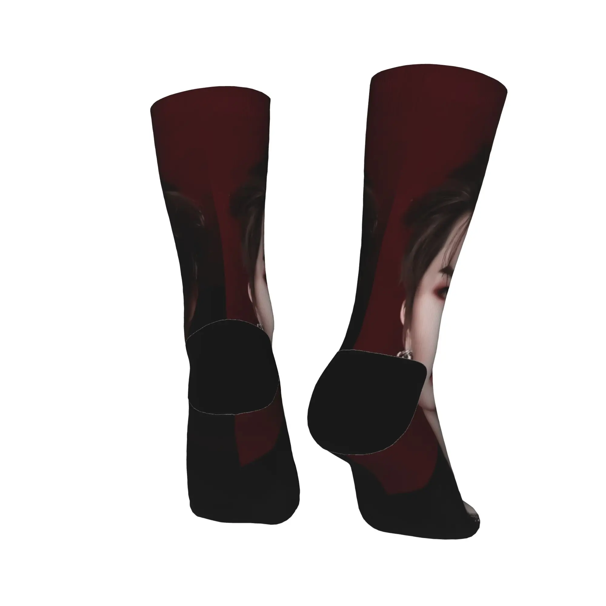 W-wang yibo meias de lazer meias masculinas macias respiráveis primavera esportes ao ar livre impresso meias antiderrapantes presente de aniversário