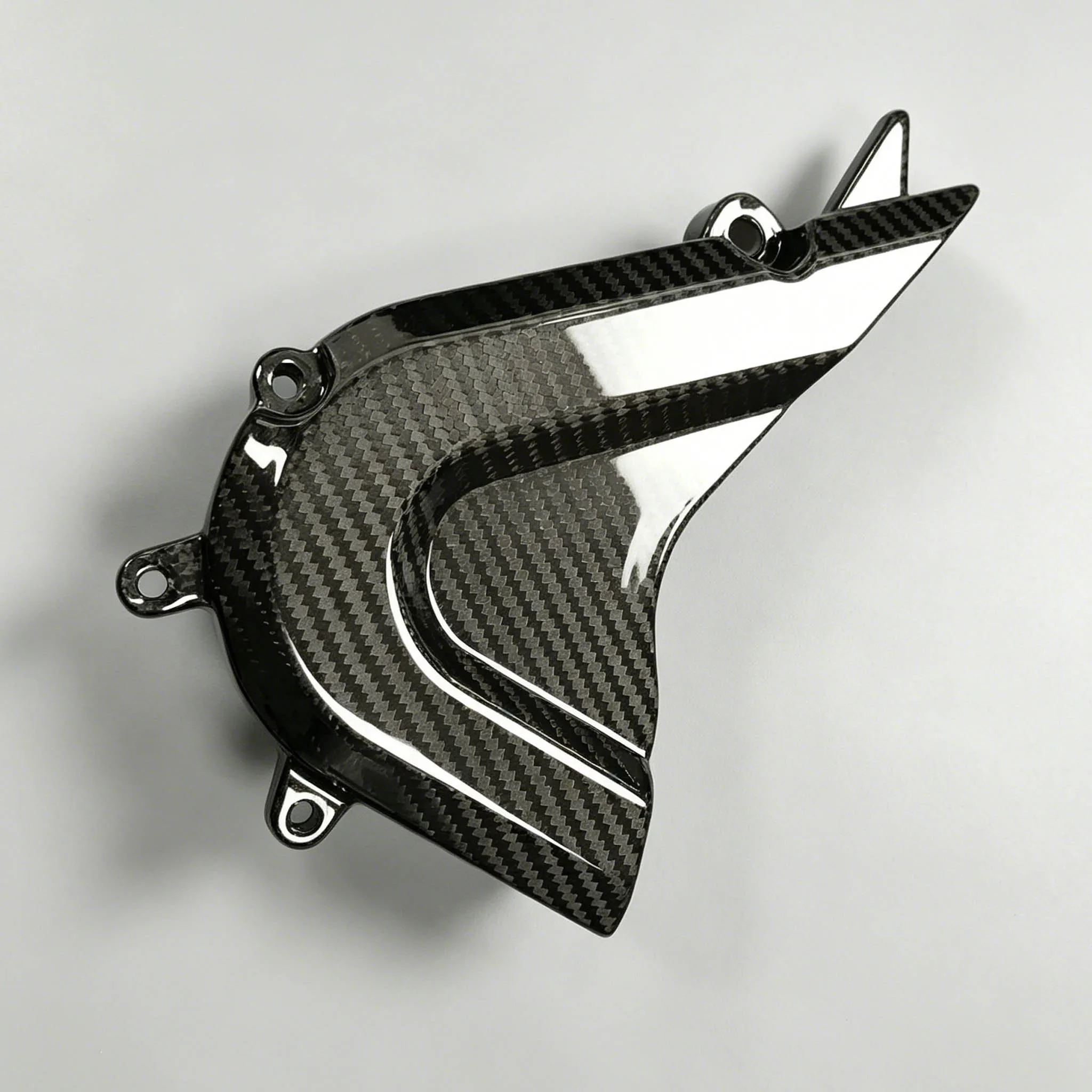 Motorcycle Real Dry Carbon Fiber Fairing Panel Cowling For KTM DUKE 390 17-25 Side Engine Cover Protector Sprocket Chain Cover