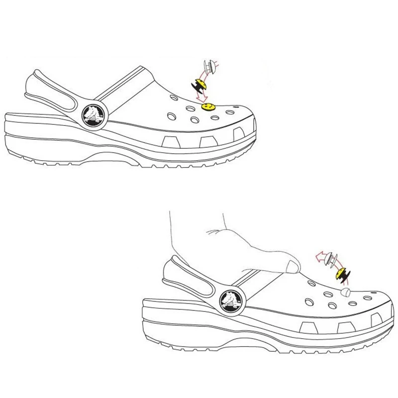 Pokemon PVC Schuh Crocs Schnalle Zubehör Pikachu DIY Cartoon Tiere Schuhe Dekoration für Kinder Croc Charms Kinder Party Geschenk