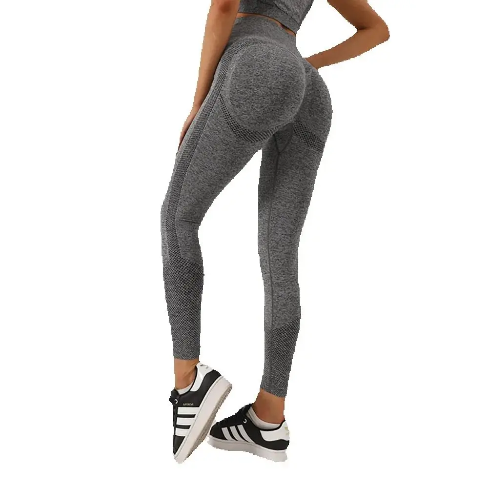

Women's High Waist Seamless Yoga Pants Tummy Control Butt Lifting Leggings Gym Fitness Running Sports Tight Pants Butt Lifter