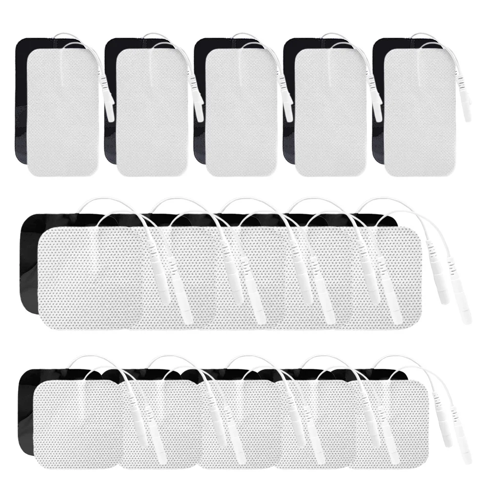 

Non-woven Fabric TENS Electrode Pads Self-Adhesive Physiotherapy Massage Sticker for Electric EMS Muscle Relaxation Replacement