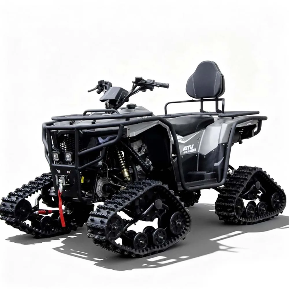 350cc Snowmobile Snow Bike Off Road Vehicle Gas Powered Snow ATV for Adults Winter Adventure with Powerful EngineF1-GS01