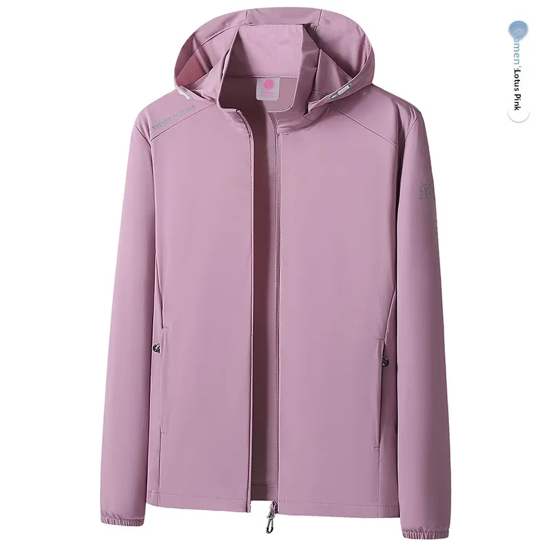 

Мужская летняя куртка для активного отдыха с защитой от УФ-излучения, на молнии, с длинными рукавами, отверстиями для больших пальцев, стандартный крой, из нейлона и спандекса, со съемным капюшоном