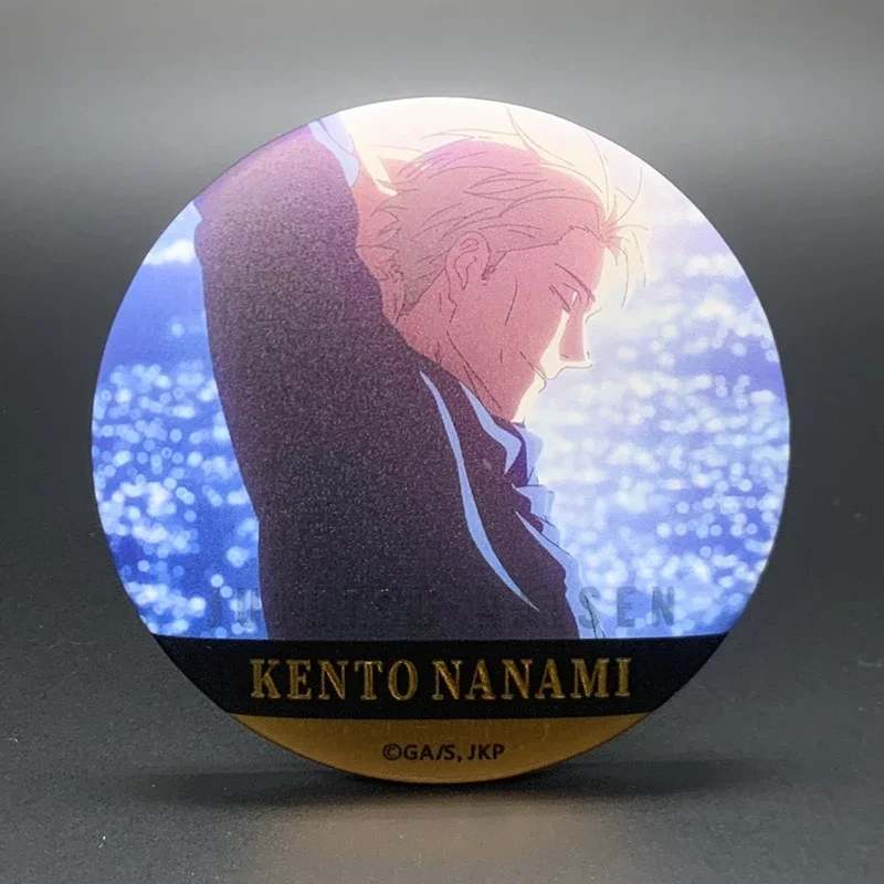 Anime Jujutsu Kaisen Nanami Kento Cosplay Relief Gilding Laser Badge   Ambitus