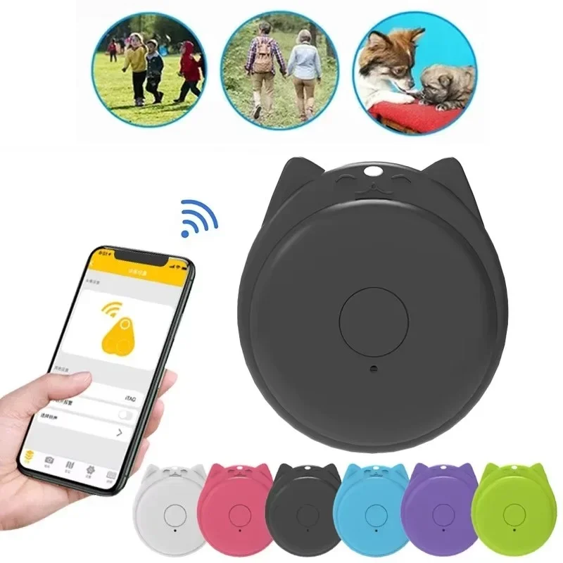 ZLRLMHY For Pets Kids Bag Wallet 5G Bluetooth Portable Finder Tracking Locator Mini GPS Tracker Device Smart Anti-Lost Reminder