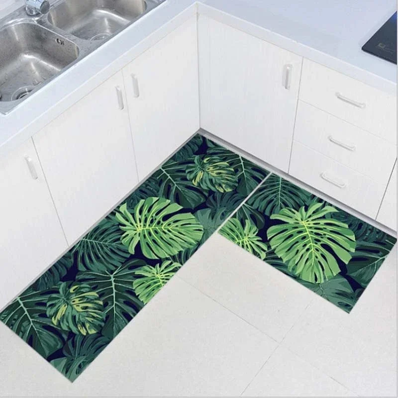 Kitchen Floor Mat Home Entrance Doormat Luxury Decoration Carpet for Living Room Anti-Slip Bathroom Mat Hallway Long Rugs