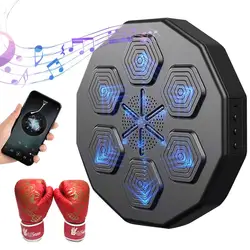 Electronic Music Boxing Machine Wall Mounted Music Boxer For Boxing Training Boxing Training Punching Equipment With LED Light